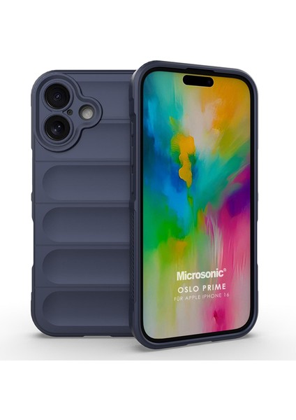 Apple iPhone 16 Kılıf Oslo Prime Lacivert
