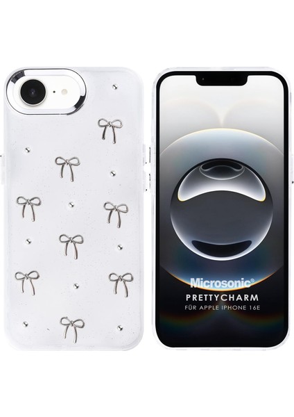 Apple iPhone 16E Kılıf Prettycharm Bow
