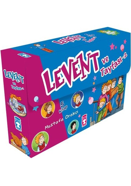 Levent Ve Tayfası 2 Set 5 Kitap - Mustafa Orakçı