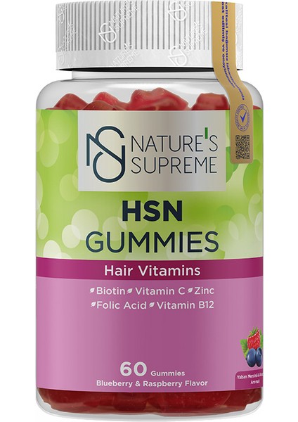 Hsn Gummies 60 Çiğnenebilir Form