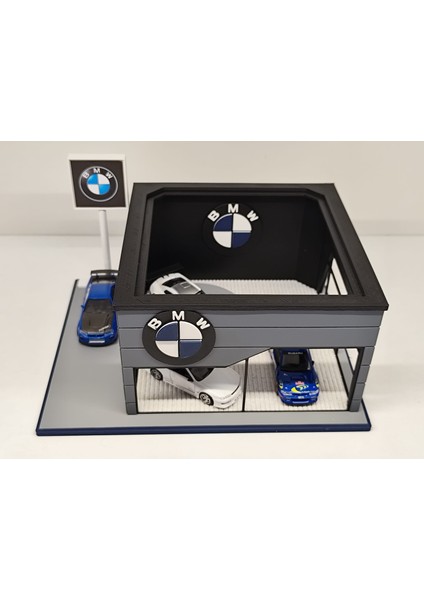 Bmw Diecast Showroom Garaj Diorama 1:64 Ölçek fırsatları