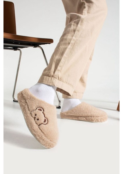 Kadın Ev Terliği Peluş Terlik Çeyiz ve Bohça Terliği Ses Yapmaz Kalın Taban modelleri