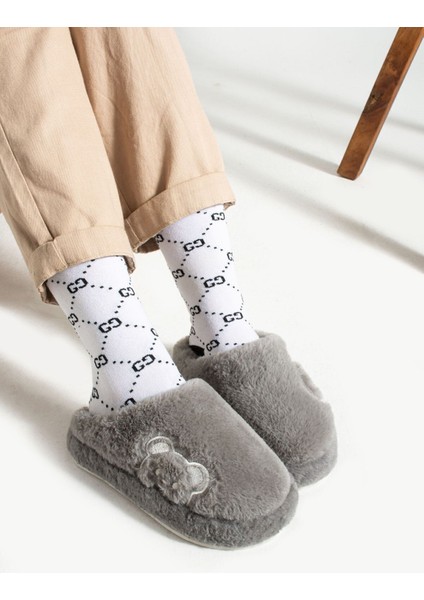 Kadın Ev Terliği Peluş Terlik Çeyiz ve Bohça Terliği Ses Yapmaz Kalın Taban fiyatları