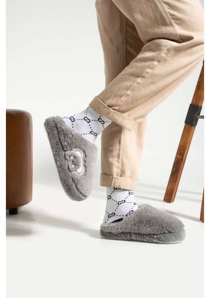 Kadın Ev Terliği Peluş Terlik Çeyiz ve Bohça Terliği Ses Yapmaz Kalın Taban fırsatları