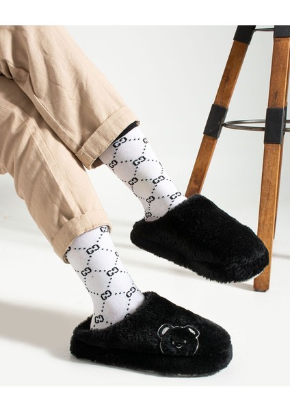 Kadın Ev Terliği Peluş Terlik Çeyiz ve Bohça Terliği Ses Yapmaz Kalın Taban modelleri