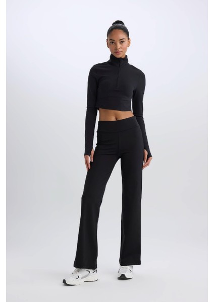 Fit Jogger Eşofman Altı Geniş Bol Paça Basic Düz Skuba Dalgıç Kumaş A0566AX24AU
