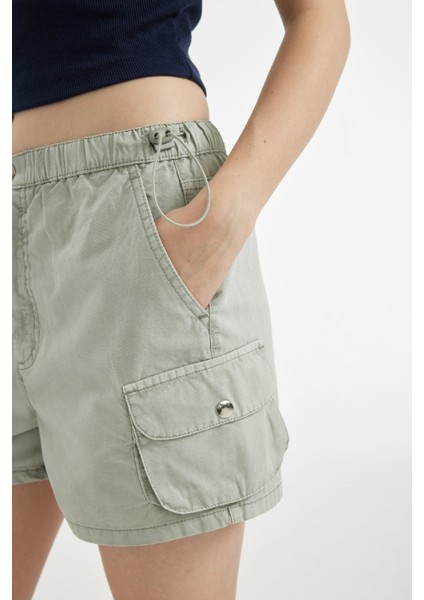 Coool Regular Fit Normal Bel Kısa Paça Gabardin Şort A3688AX24HS