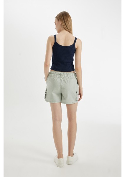 Coool Regular Fit Normal Bel Kısa Paça Gabardin Şort A3688AX24HS