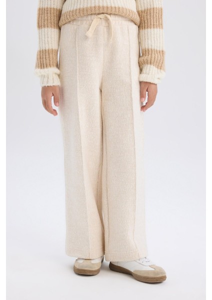 Kız Çocuk Wide Leg Geniş Bol Paça Beli Lastikli Eşofman Altı A9321A824WN