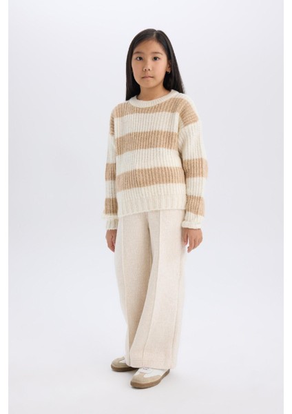 Kız Çocuk Wide Leg Geniş Bol Paça Beli Lastikli Eşofman Altı A9321A824WN