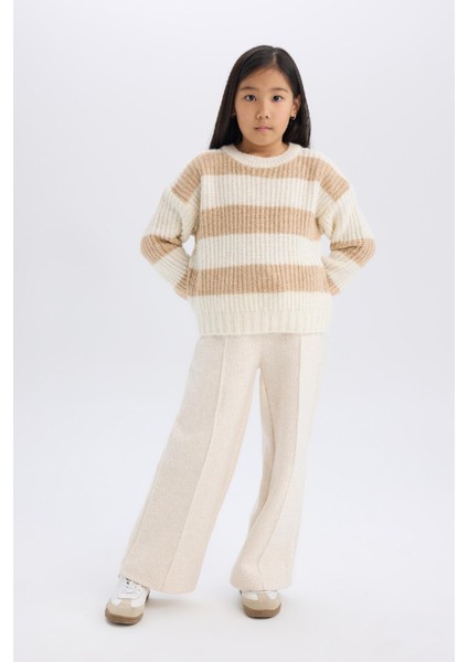 Kız Çocuk Wide Leg Geniş Bol Paça Beli Lastikli Eşofman Altı A9321A824WN