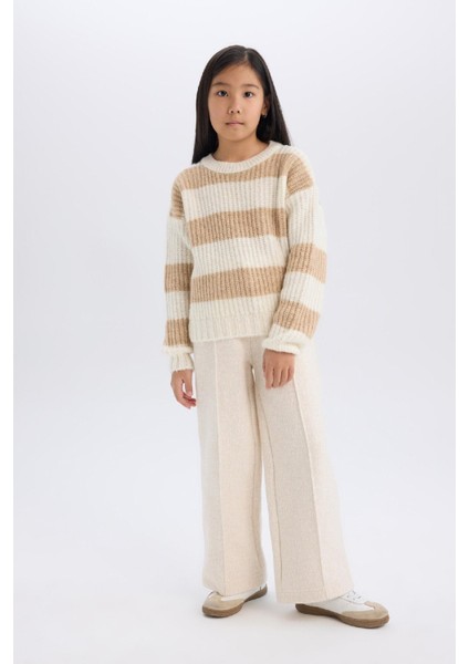 Kız Çocuk Wide Leg Geniş Bol Paça Beli Lastikli Eşofman Altı A9321A824WN