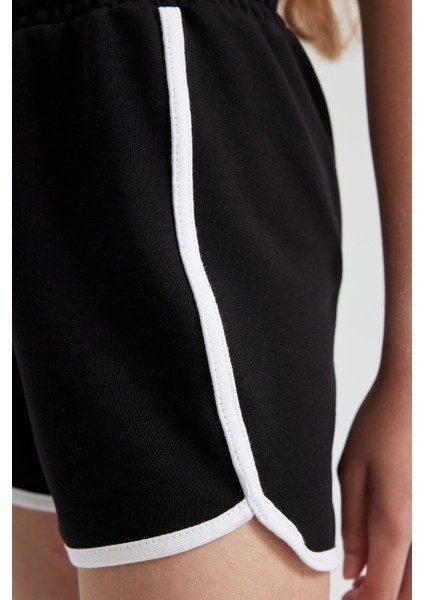 Kız Çocuk Regular Fit Sweatshirt Kumaşı ŞORT B0911A823SM