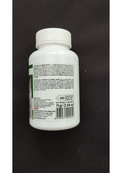 PetActive Vitalicat Kedi Multivitamin 150 Tablet