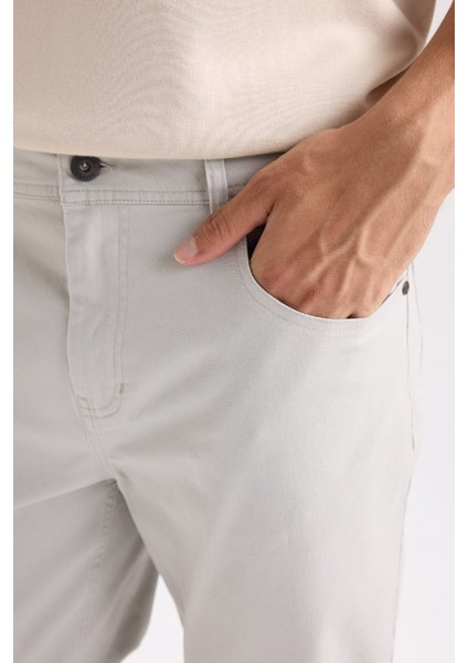 Yazlık Gabardin Chino Kanvas Pantolon Slim Fit Dar Kesim Dar Paça Cepli B2089AX25SP