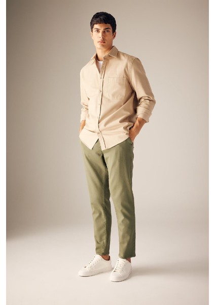 Jogger Pantolon Basic Düz Dar Paça B2090AX23AU