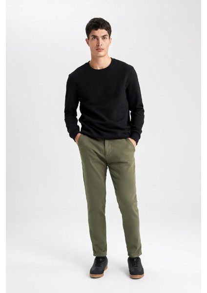 Jogger Pantolon Basic Düz Dar Paça B2090AX23AU