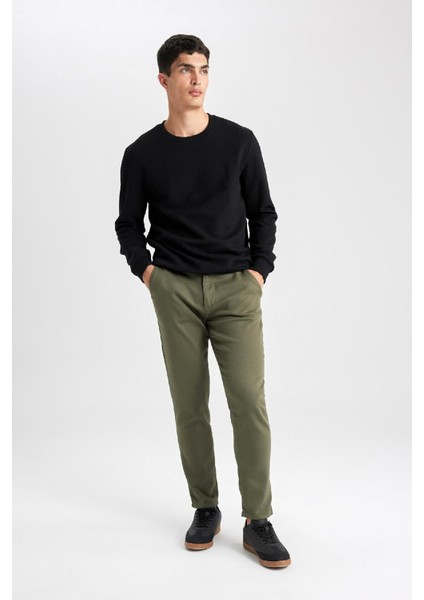 Jogger Pantolon Basic Düz Dar Paça B2090AX23AU