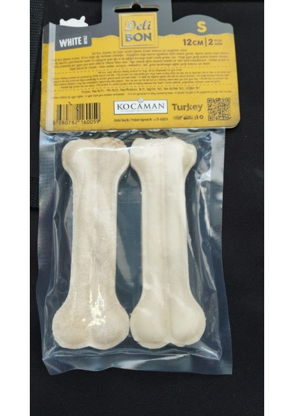 Pres Kemik 12 cm S Boy 2'li Paket Beyaz