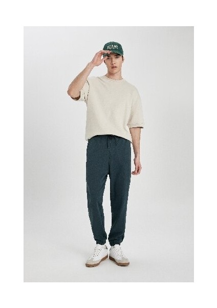 Regular Fit Eşofman Altı Cepli Beli Bağcıklı Lastikli Paça B6155AX24SP