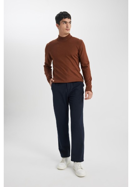 Relax Fit Pantolon Beli Bağcıklı Cepli Düz Paça B7335AX23WN