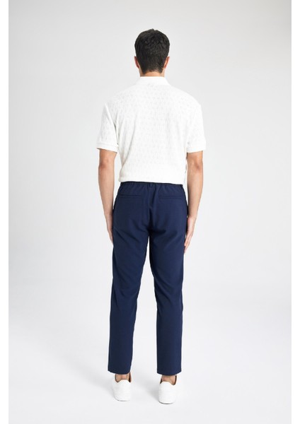 Jogger Pantolon Düz Paça Her Yöne Esneyen Cepli B7520AX24SP