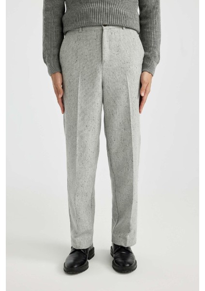 Klasik Pantolon Wide Leg Basic Düz Geniş Bol Paça B9492AX23WN