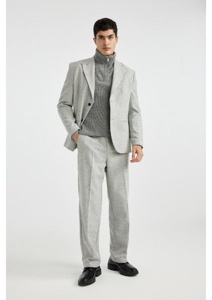 Klasik Pantolon Wide Leg Basic Düz Geniş Bol Paça B9492AX23WN