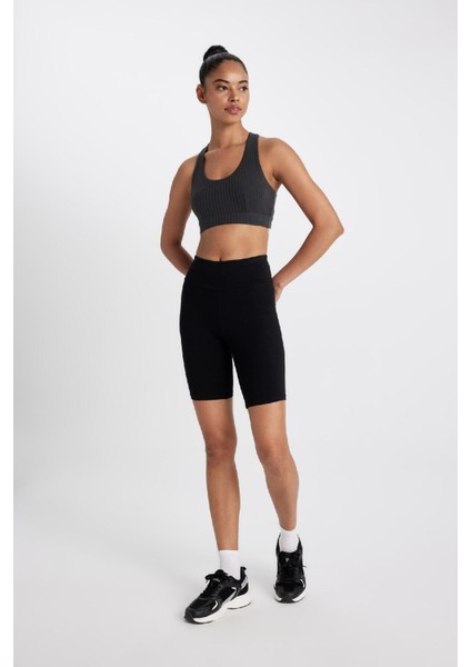 Fit Biker Beli Saran Sporcu Tayt B9544AX24SM