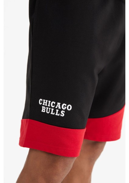 fit Nba Chicago Bulls Standart Fit Düz Paça ŞORT B9894AX25SP