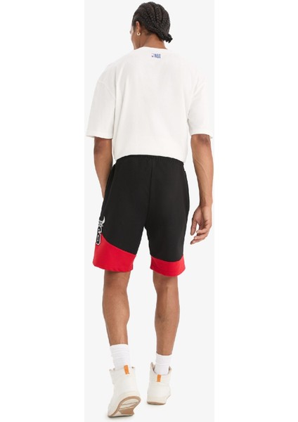 fit Nba Chicago Bulls Standart Fit Düz Paça ŞORT B9894AX25SP