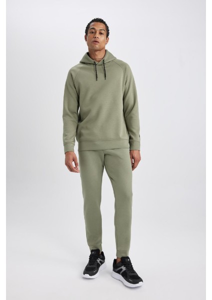Fit Sporcu Jogger Eşofman Altı Slim Fit Dar Kesim Skuba Dalgıç Kumaş Standart Paça C0485AX23WN