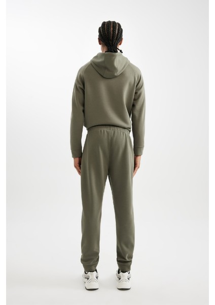 Fit Sporcu Jogger Eşofman Altı Slim Fit Dar Kesim Skuba Dalgıç Kumaş Standart Paça C0485AX24AU