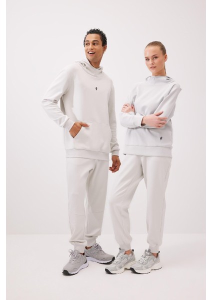 Fit Jogger Eşofman Altı Standart Fit Cepli Esnek Paça Skuba Dalgıç Kumaş Basic Düz C2294AX24SP