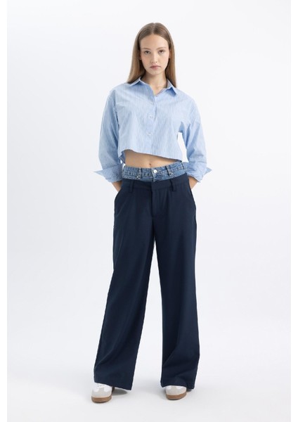 Coool Wide Leg Geniş Paça Yüksek Bel Palazzo Pantolon C2624AX24SP