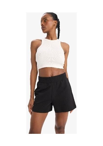 fit Oversize Geniş Kalıp Kısa Paça Sporcu ŞORT C6135AX25SM