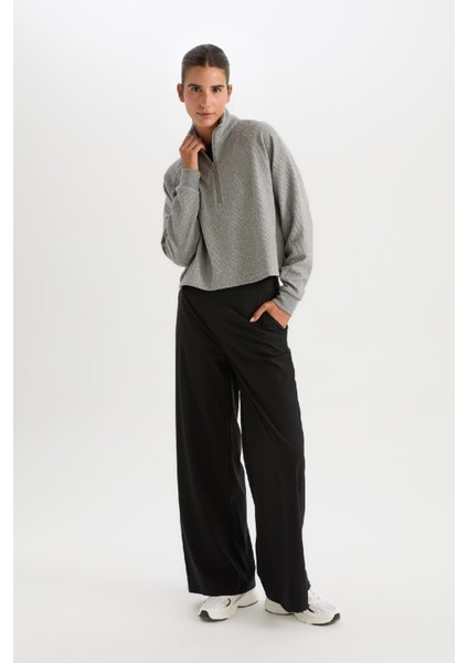 Wide Leg Geniş Paça Cepli Dokuma Pantolon C9416AX25SP
