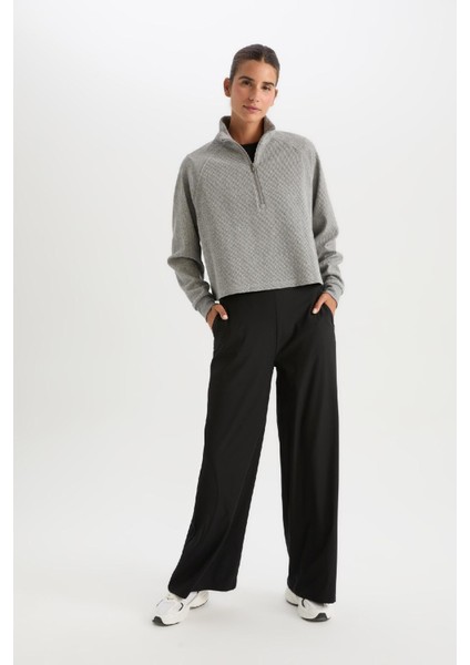 Wide Leg Geniş Paça Cepli Dokuma Pantolon C9416AX25SP