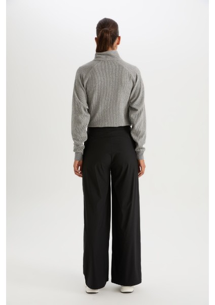 Wide Leg Geniş Paça Cepli Dokuma Pantolon C9416AX25SP