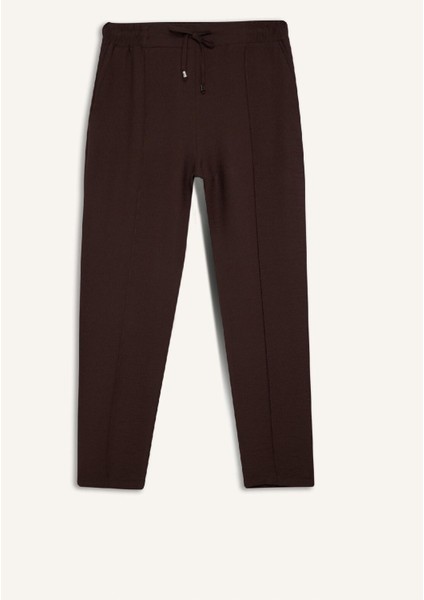 Jogger Pantolon Lastikli Bel Bağcıklı Basic Düz Paça D2573AX24AU
