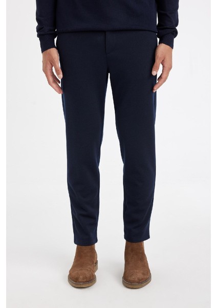 Jogger Yazlık Kumaş Pantolon Basic Düz Cepli Düz Paça D3695AX24AU