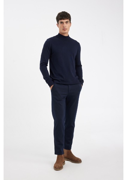 Jogger Yazlık Kumaş Pantolon Basic Düz Cepli Düz Paça D3695AX24AU