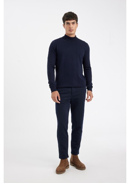 Jogger Yazlık Kumaş Pantolon Basic Düz Cepli Düz Paça D3695AX24AU