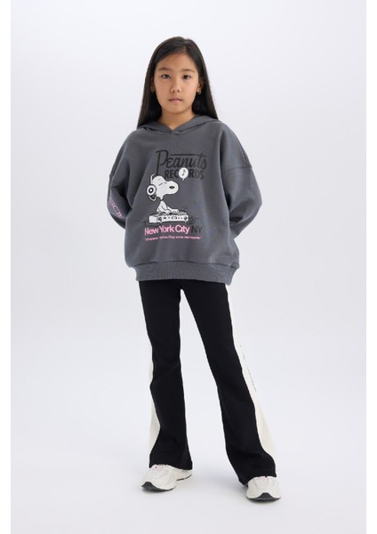 Kız Çocuk Standart Boy İspanyol Paça Basic Düz Tayt D3888A824WN