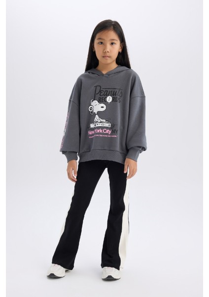 Kız Çocuk Standart Boy İspanyol Paça Basic Düz Tayt D3888A824WN
