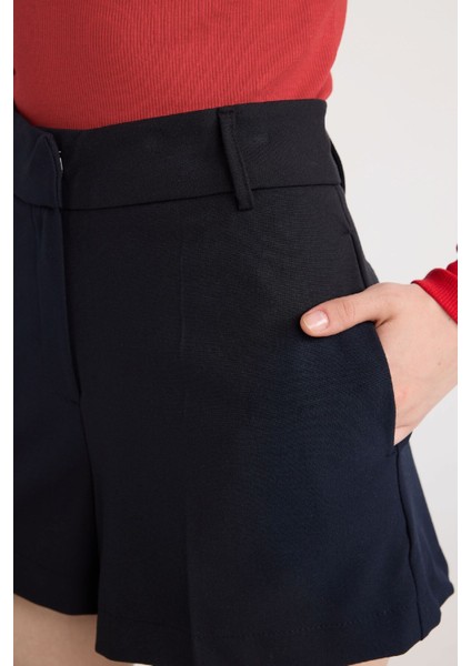 Coool Slim Fit Dar Kesim Normal Bel Basic Düz Şort D5250AX24AU