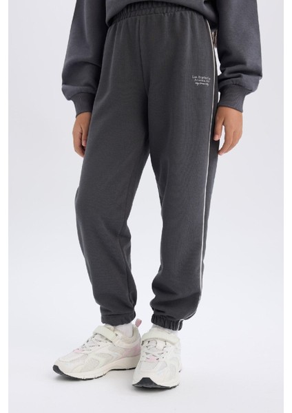 Kız Çocuk Jogger Fit Pantolon D6481A8NS