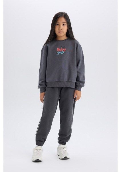 Kız Çocuk Jogger Fit Pantolon D6481A8NS