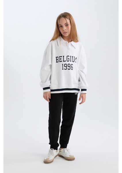 Kız Çocuk Jogger Fit Pantolon D6482A8NS