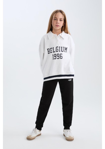 Kız Çocuk Jogger Fit Pantolon D6482A8NS